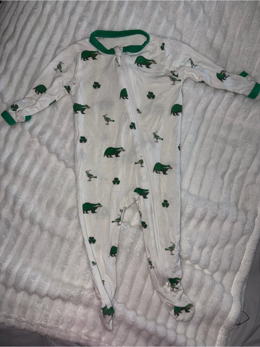 Kyte Baby Zipper Footie - Irish
